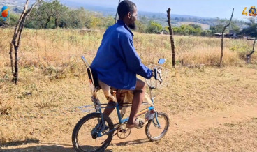 63-YEAR OLD LUBOMBO MAN AND HIS BMX BIKE